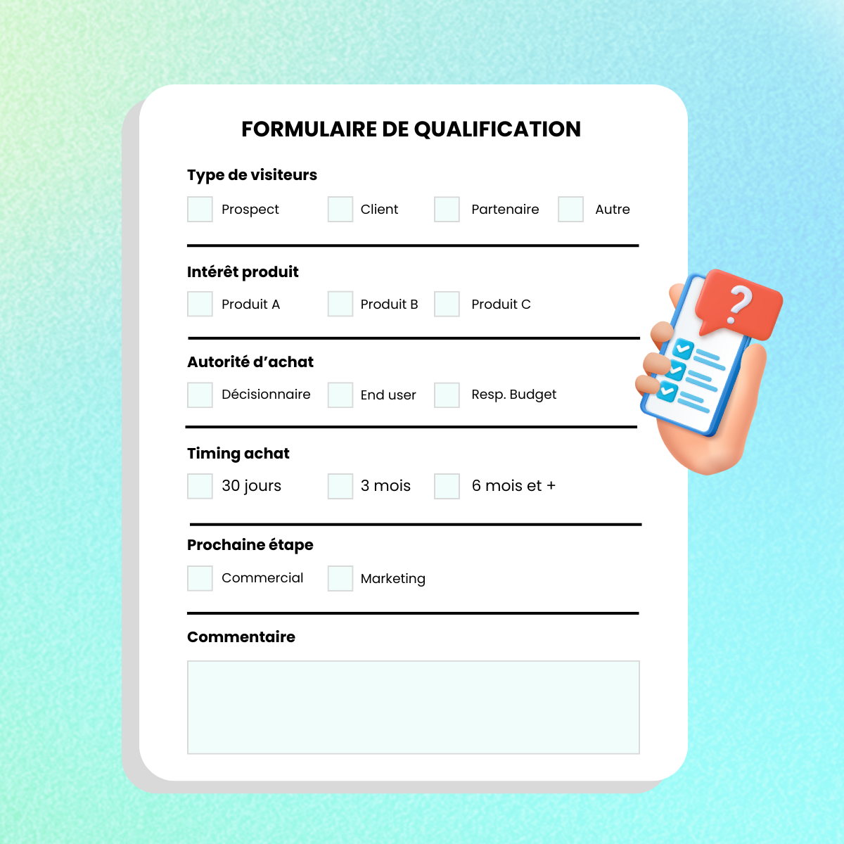formulaire qualification